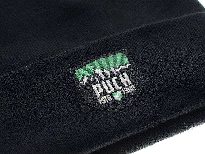 Beanie / muts met Puch Logo Patch zwart product